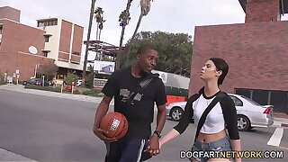 Brooklyn Rose Fucks A Black Guy In Front Of Her Step Daddy