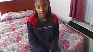 Young Ebony Black Teen in Black Hardcore Porn Video