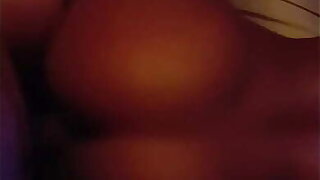 POV Black Girl With Hot Round Ass Fucks Doggystyle In Bedroom